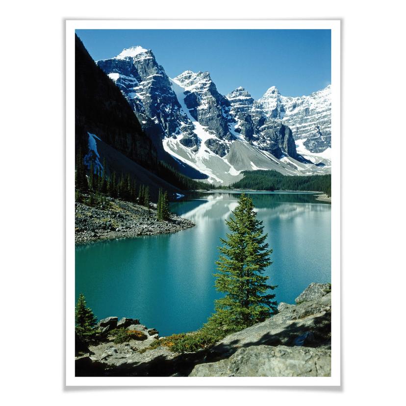 Poster - Idilliaco lago di montagna