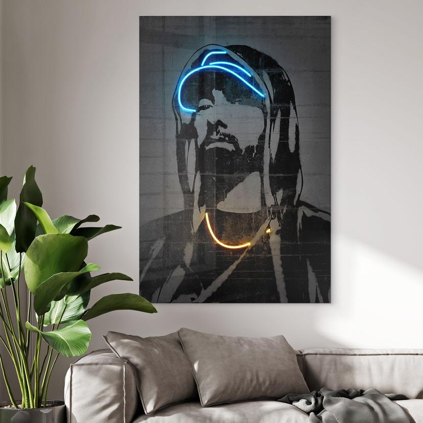 Stampa su vetro acrilico Eminem - Mielu