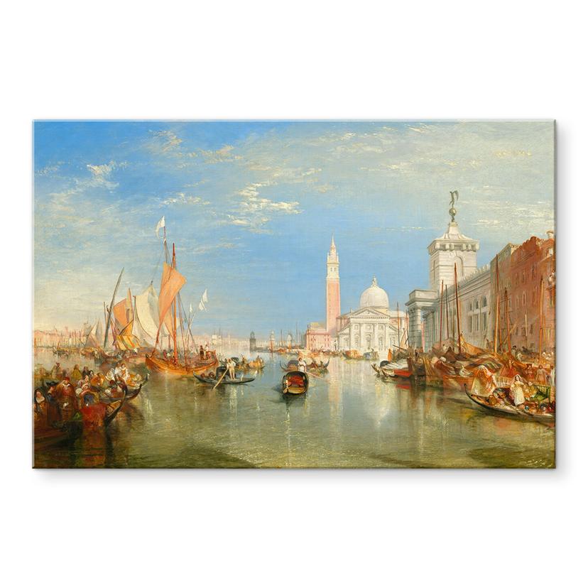 Akrylbillede Turner - Venedig, Dogana og S. Giorgio Maggiore