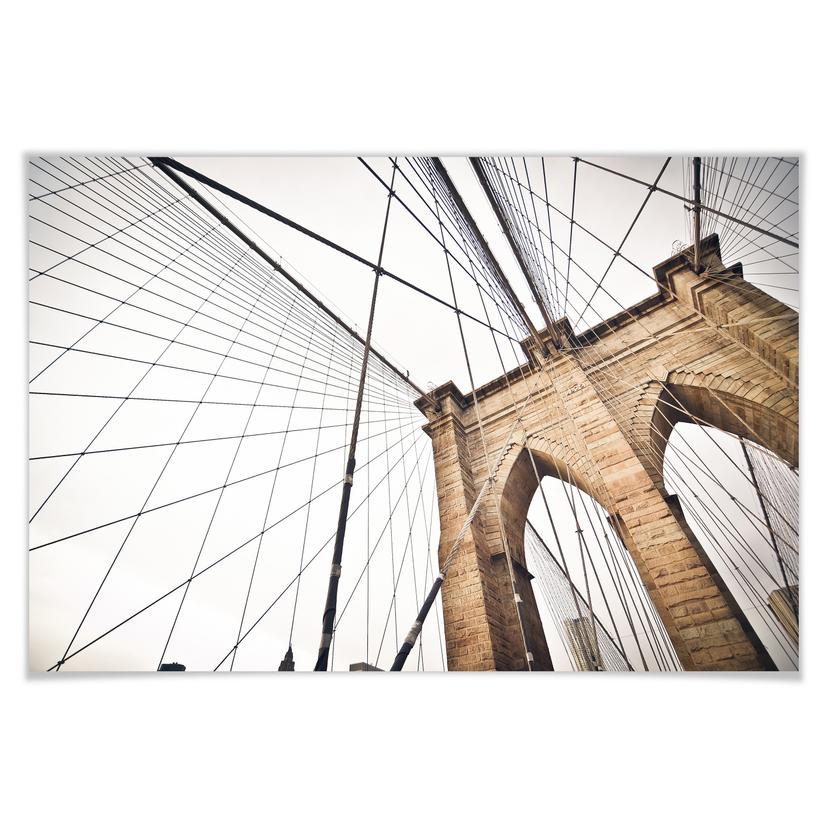Poster - Brooklyn Bridge Perspective 02
