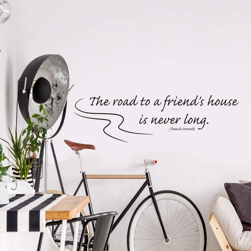 Sticker mural - The Road to a Friend