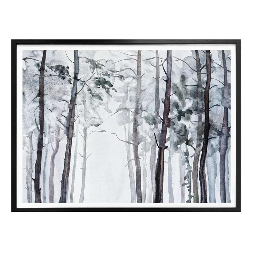 Poster Aquarelle forêt