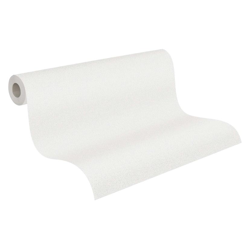 Papel pintado Unit blanco - papel pintado no tejido monocolor A.S. Création