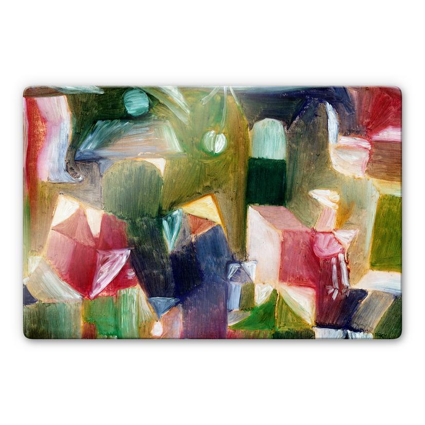Glasbillede - Klee - Fuglebillede