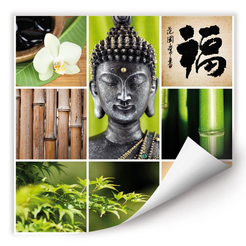 Poster autocollant - W - Asian Spa