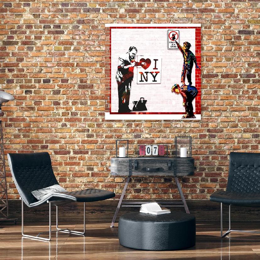 Stampe su tela, Banksy e l'amore per New York