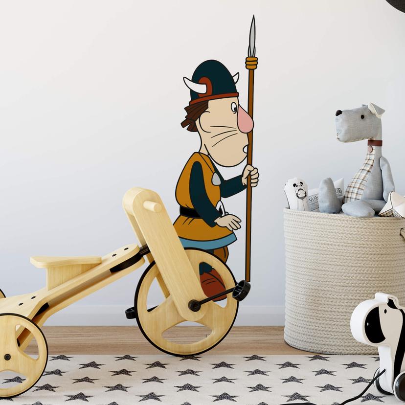 Muursticker Gorm 1 - Wickie de Viking
