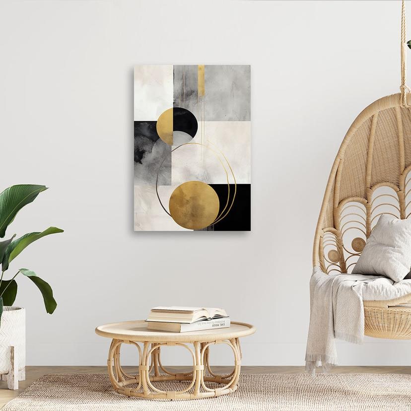 Leinwandbild Geometrisches Boho-Muster