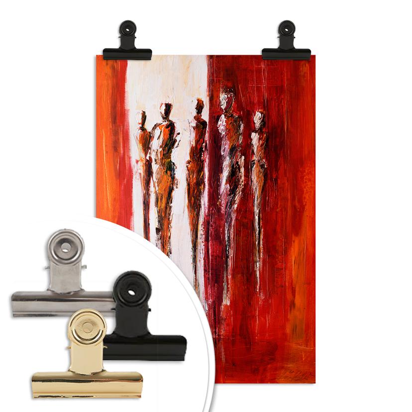 Poster - Schüßler - Cinq figures rouges