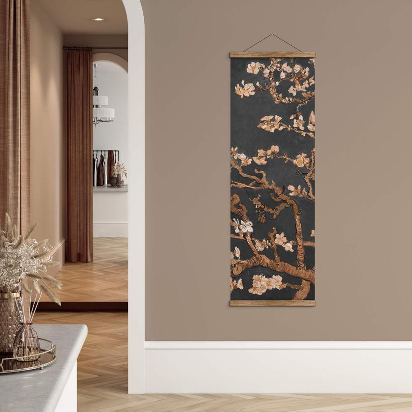Póster de tela van Gogh - Almendro en flor otoñal - Panorama