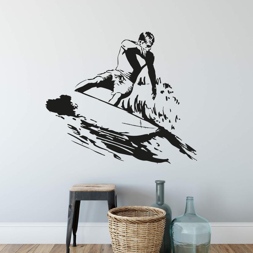 Wallsticker - Surfer