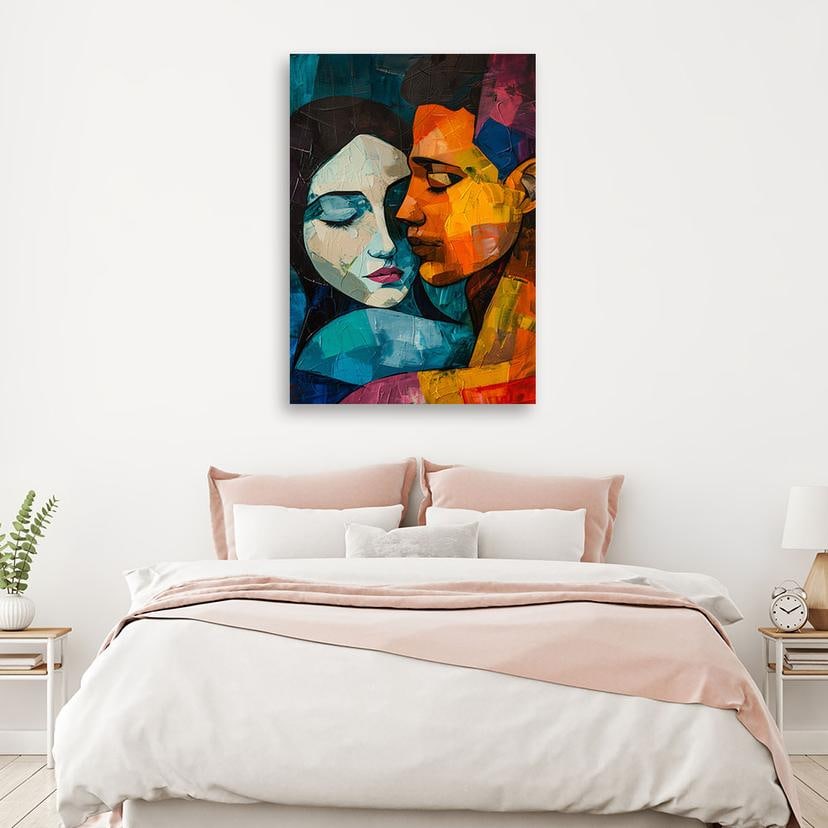 Stampa su tela, Donna Uomo Amore
