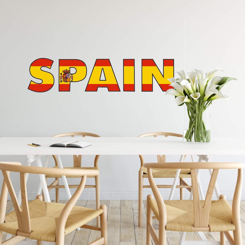 Sticker mural - Inscription Spain