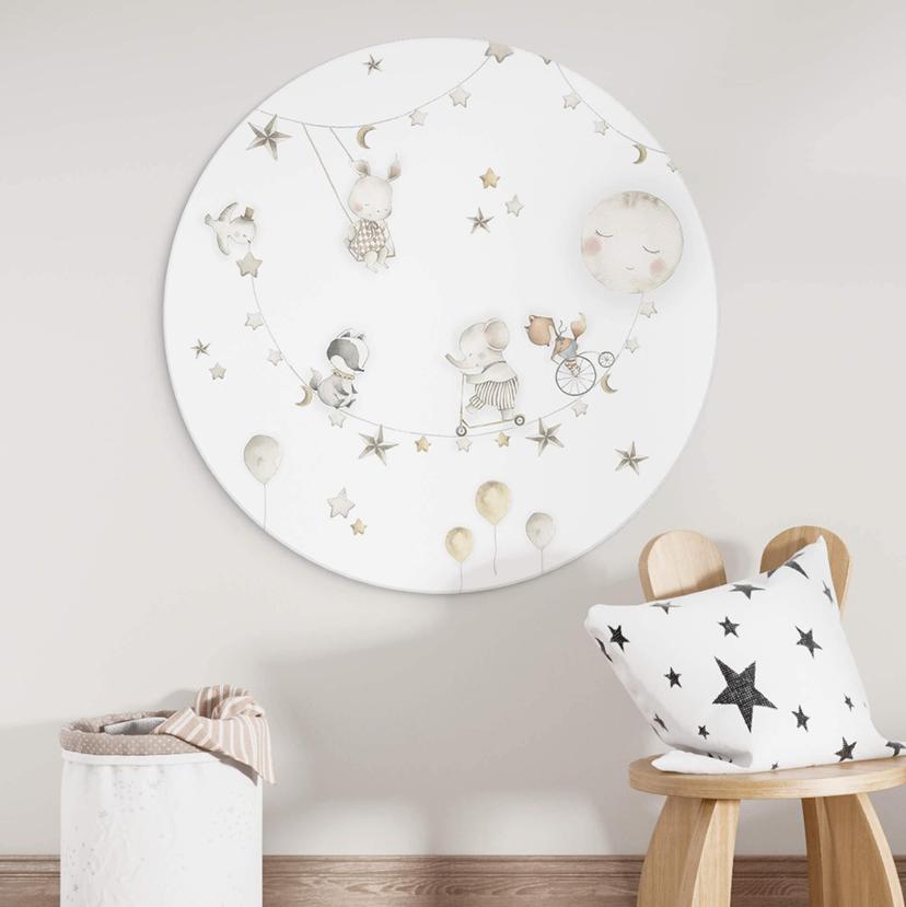 Cerchio a muro Oliver Robins - Sweet Animals and Stars