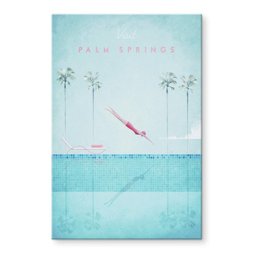 Tableau sur verre acrylique Rivers - Palm Springs