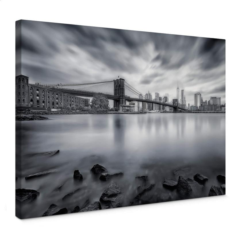 Canvasbillede - Javier - Brooklyn Bridge