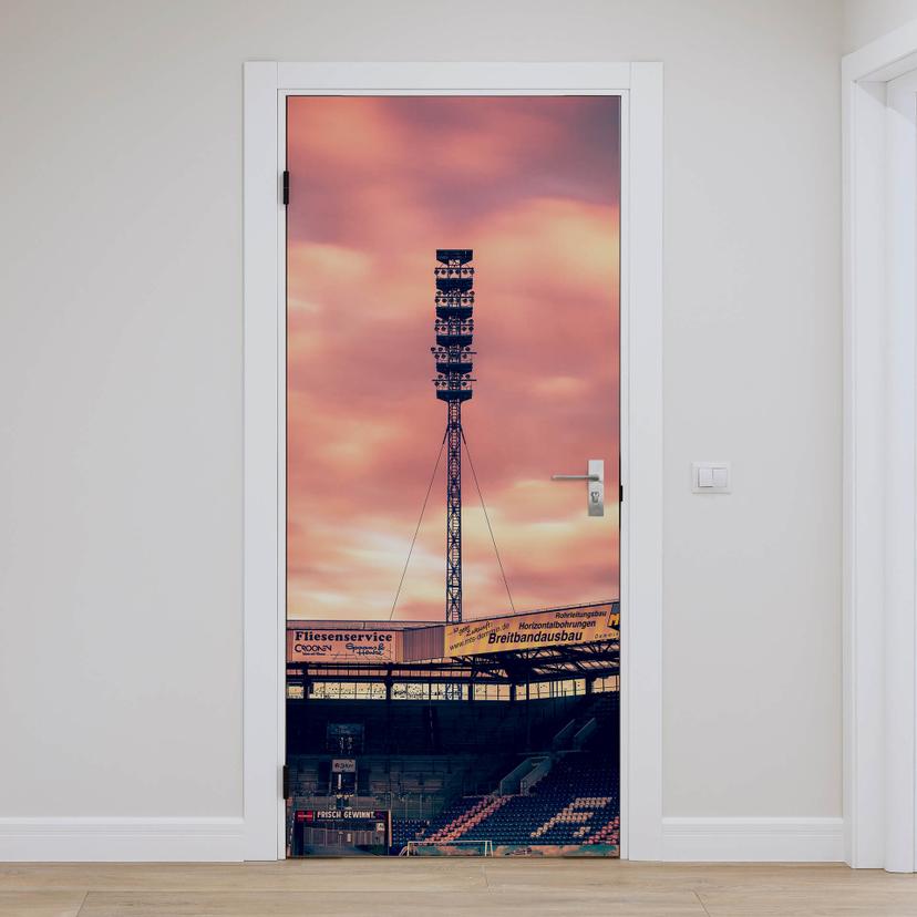 Autocollant de porte FC Hansa Rostock - Flûtlichtmast - 91x200 cm