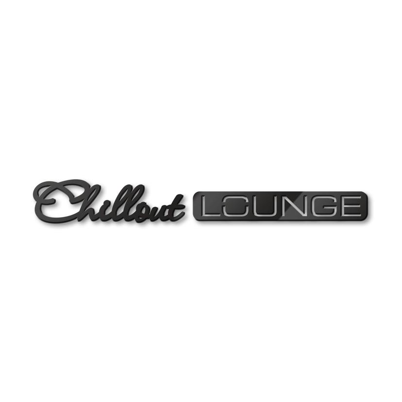 Lettres décoratives en verre acrylique Chillout Lounge