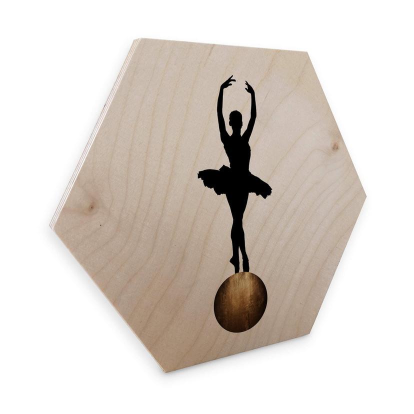 Hexagon Hout Kubistika - Prima Ballerina