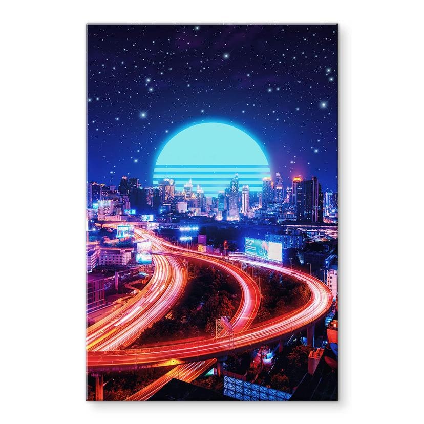 Akrylbillede Cyber City Bangkok - Takkar