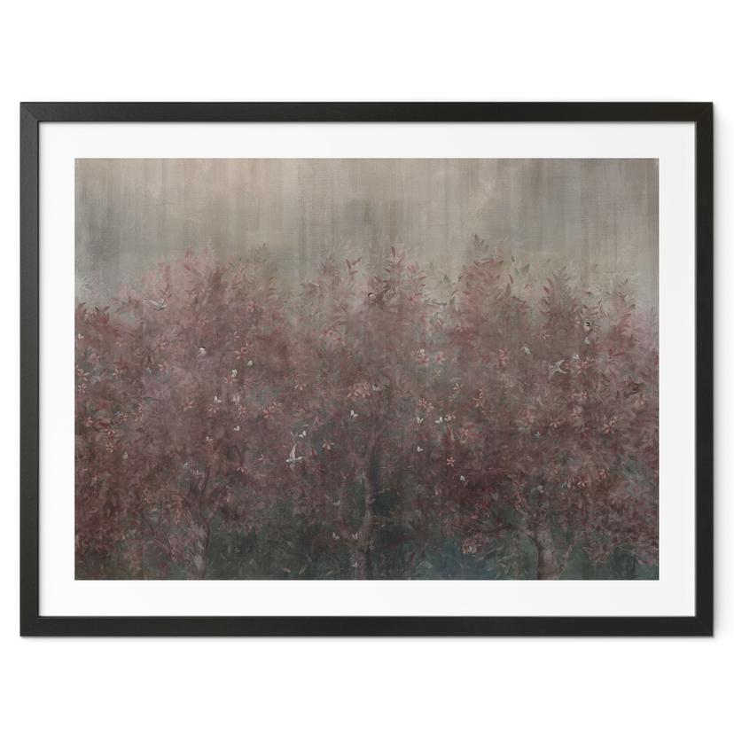 Poster bos in warme herfsttinten - Ms Tiff