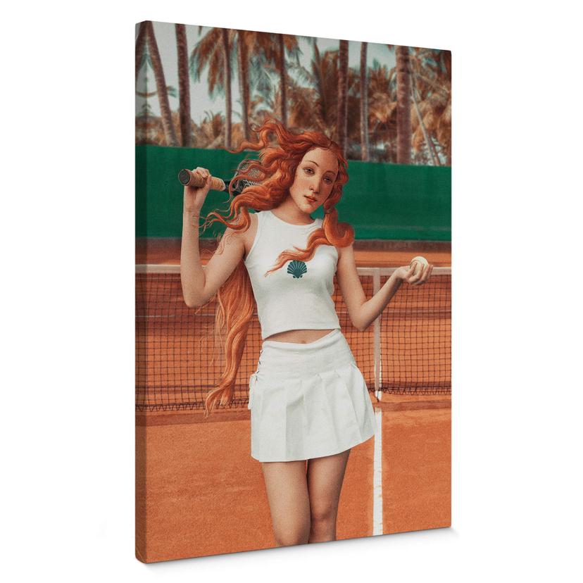 Cuadro en lienzo Loose - Venus juega al tenis