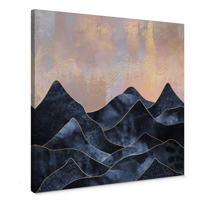 Lienzo Fredriksson - Cordillera jaspeada