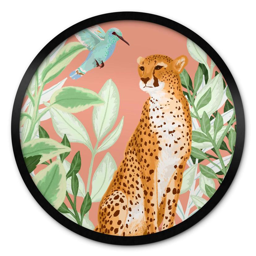 Plakat Goed Blauw - Tropical Pink