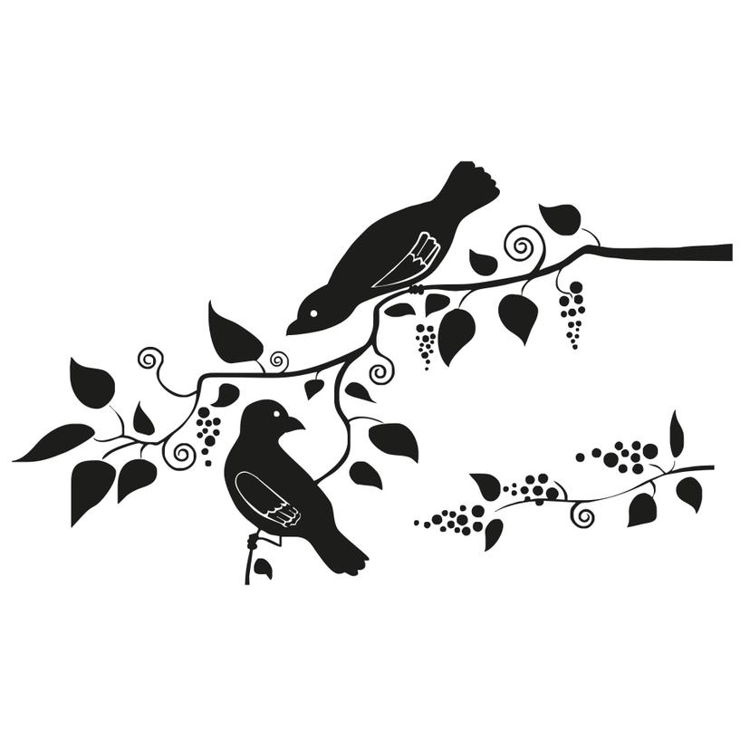 Wandtattoo Vögel