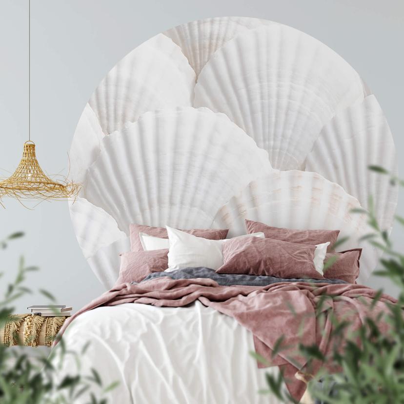 Fototapet - Rundt 1X Studio - Shell Ensemble - vliesetapet/selvklæbende non-woven tapet