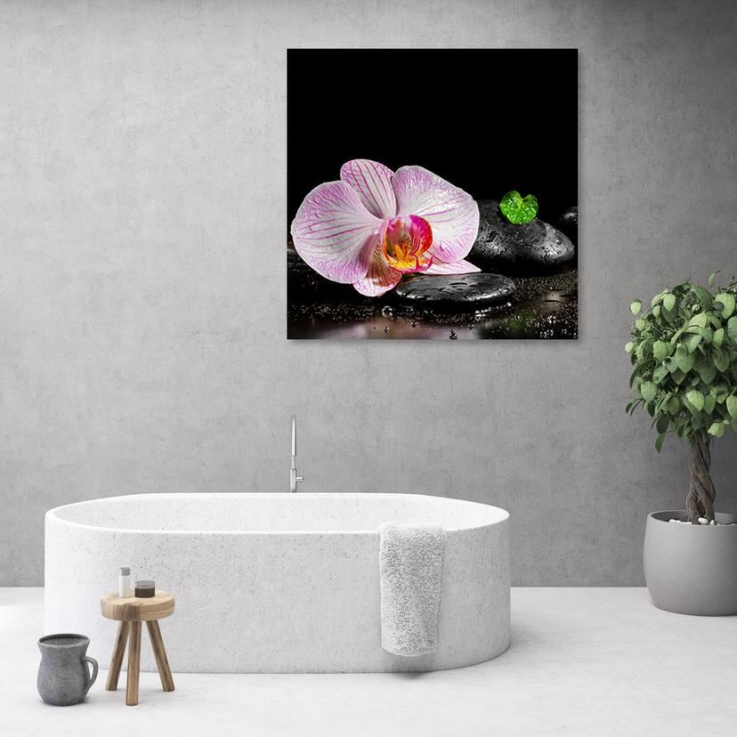 Stampe su tela, fiori di orchidea Zen Spa