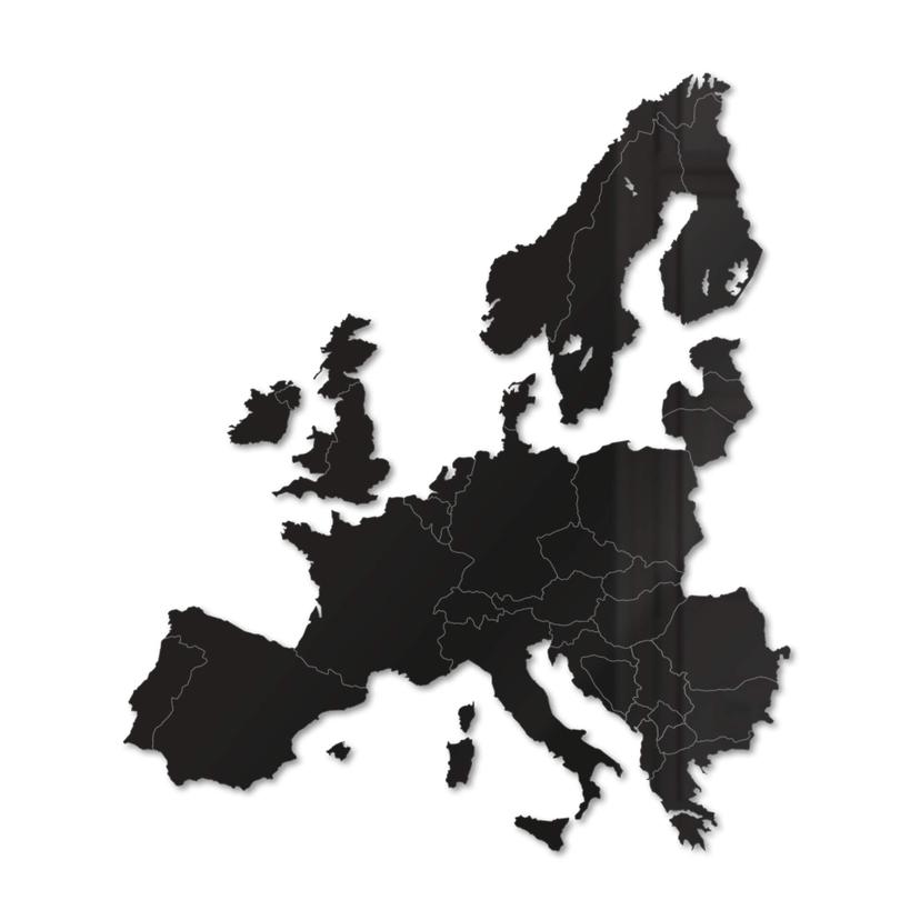 Akryl dekorationskarta Europa
