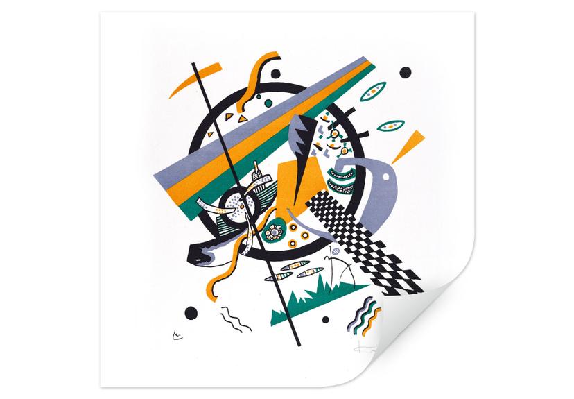 Zelfklevende Poster - Kandinsky - Small World 4