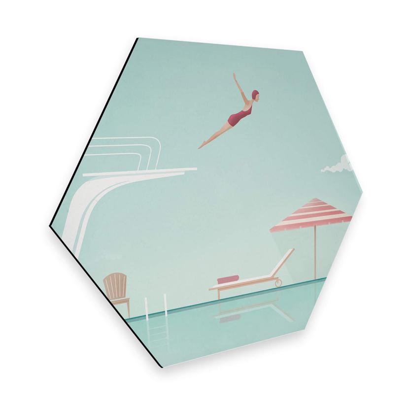 Hexagon Alu-Dibond - Henry Rivers - Côte d'Azur