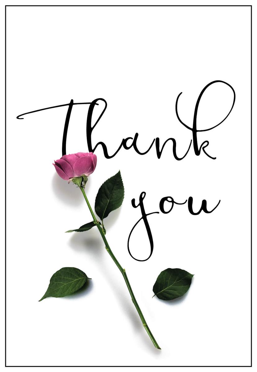 Gutschein Thank you