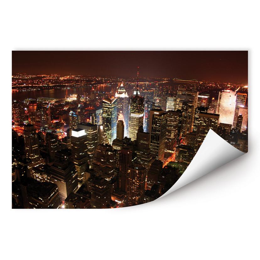 Poster autocollant - W - Manhattan