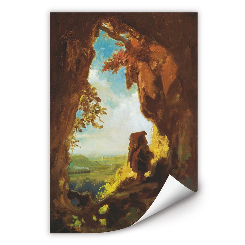 Zelfklevende Poster Spitzweg - Dwerg
