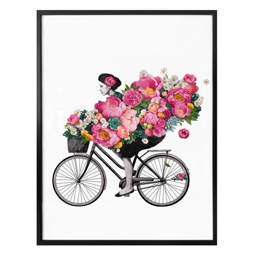 Póster Graves - Bicicleta Flora