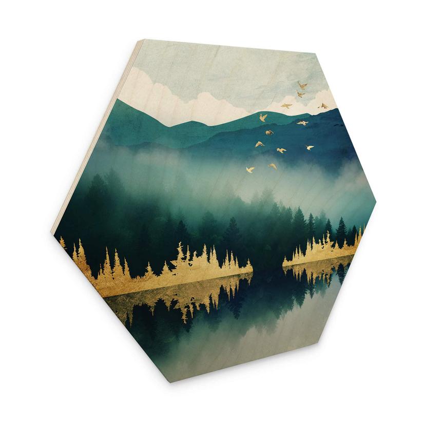 Hexagone - Bois SpaceFrog Designs - Tranquillité d'esprit