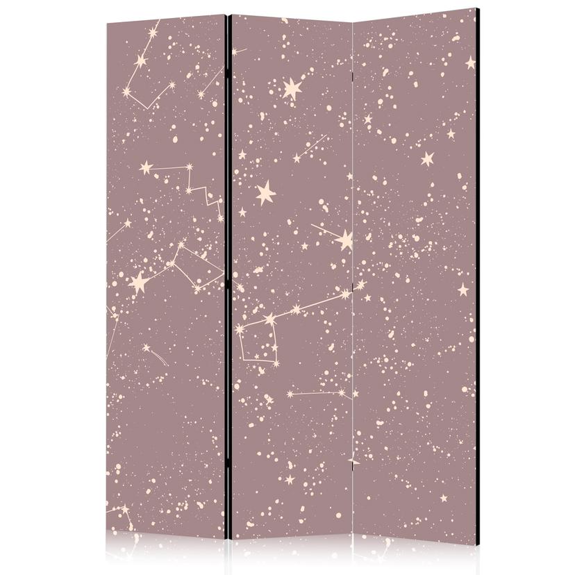 Paravent, Raumteiler freistehend, Trennwand - Night Sky: Artistic Constellations