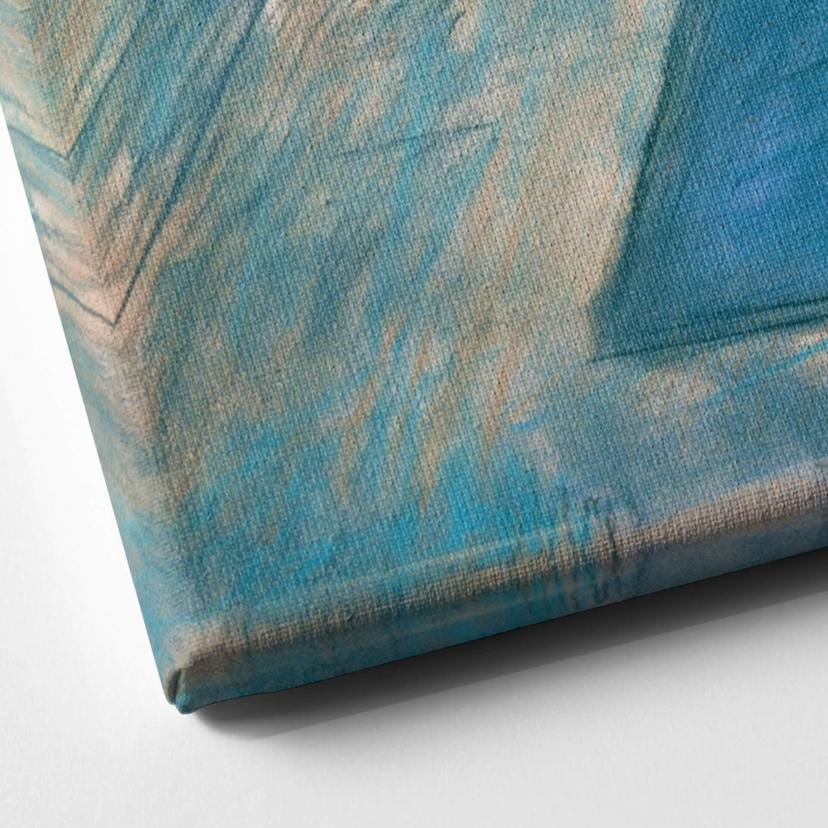 Stampa su tela Degas - Ballerina che legge il giornale