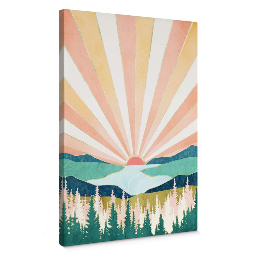 Lienzo SpaceFrog Designs - Verano retro