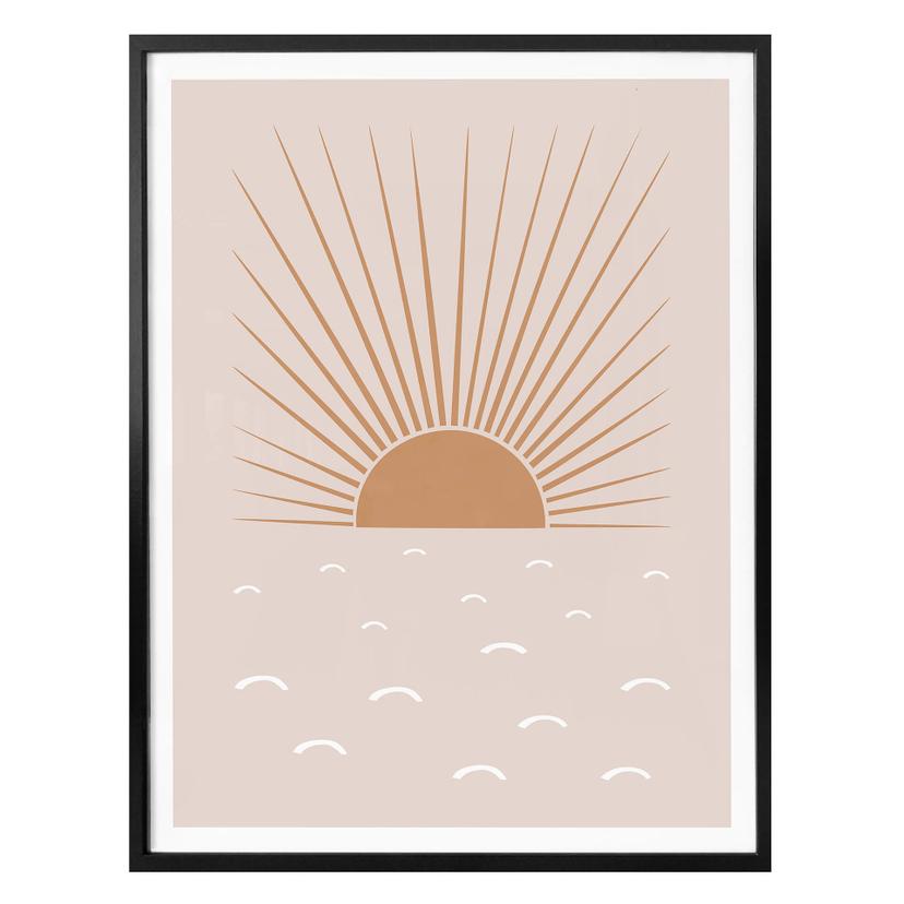 Póster Orara Studio - Luz solar roja