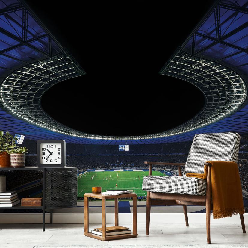 Fotomural Hertha BSC - Estadio Olímpico lleno por la noche
