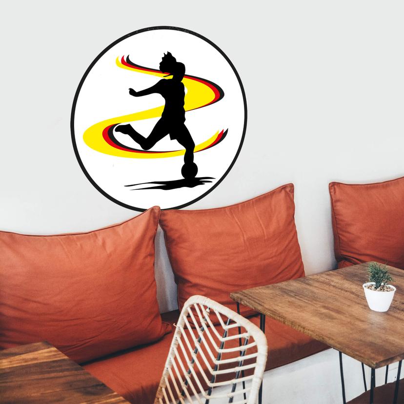Wandtattoo Frauenfussball