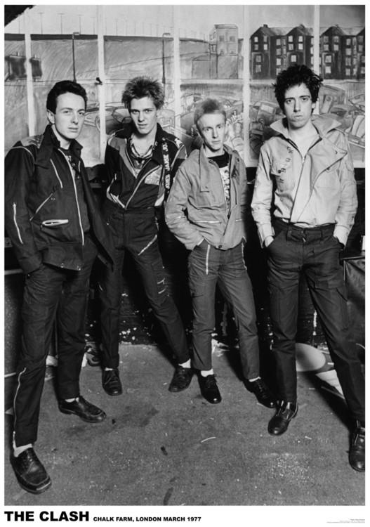 Affiche The Clash - Londres 1977, Affiche (59,4 x 84 cm)