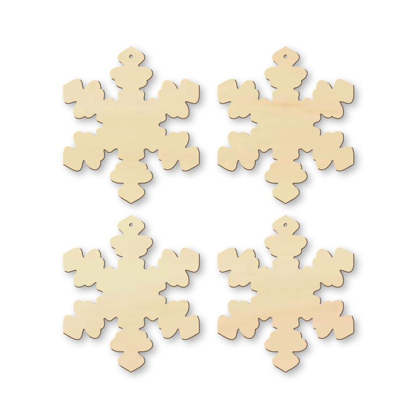 Decori natalizi - Fiocchi di neve Set di 4