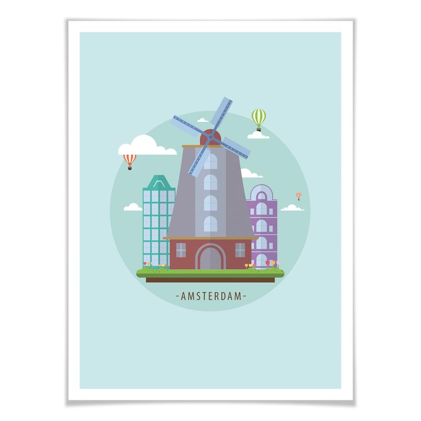 Poster - Visitare Amsterdam