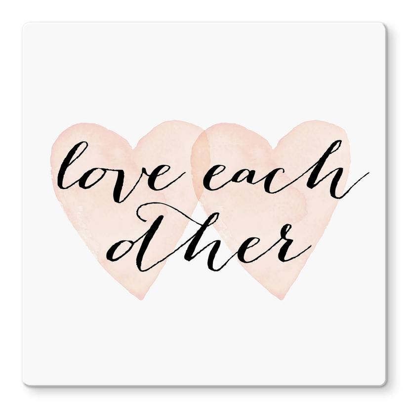 Stampa su vetro - Confetti & Cream - Love