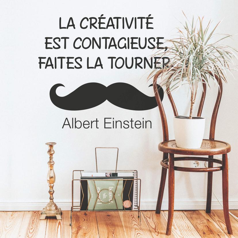 Sticker mural - La créativité est contagieuse... 02